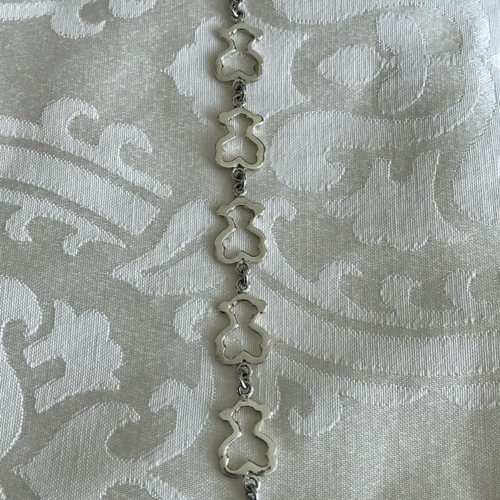 Solid .925 Sterling Silver Bear Shaped, Toggle Cl… - image 6